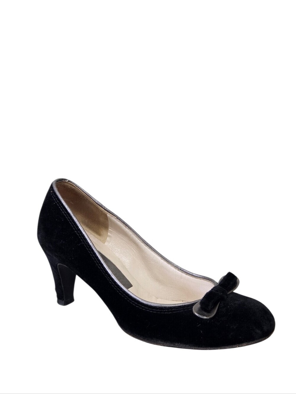 MARC JACOBS Velvet Closed Toe Heels - Picture 3 of 10